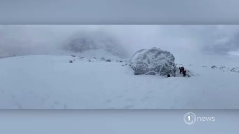 Yeni Zelanda'da çığ