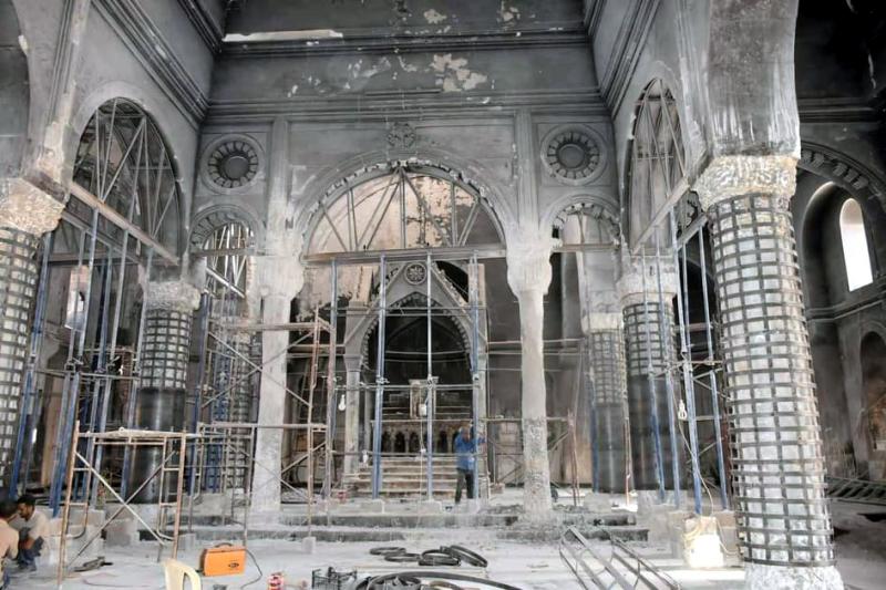 2019'da Tahir el-Kubra Kilisesi restorasyon Foto Kilise Medyası.jpg
