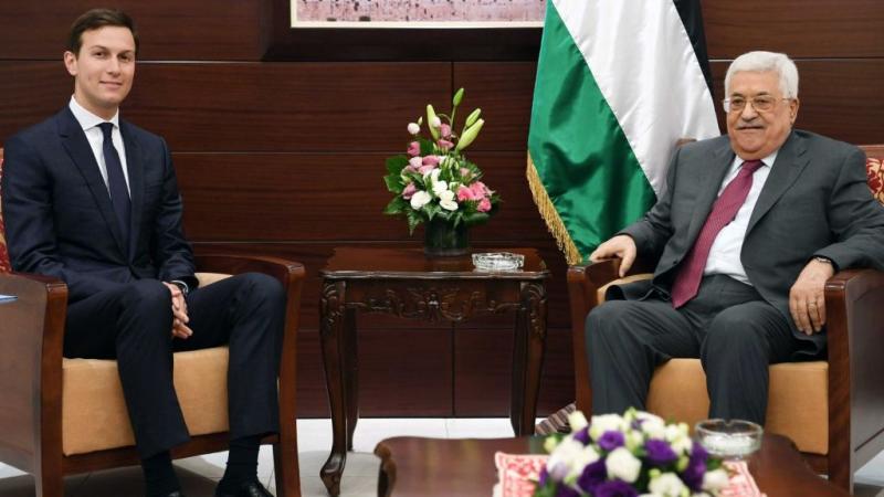 Damat Kushner'in görüştügü Mahmud Abbas, Asrın Barışı planını reddetti. Kaynak-The Times of İsrail.jpg
