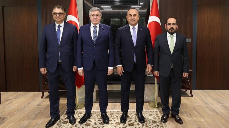 Dışişleri Bakanı Mevlüt Çavuşoğlu, Suriye muhalefeti yetkilileriyle