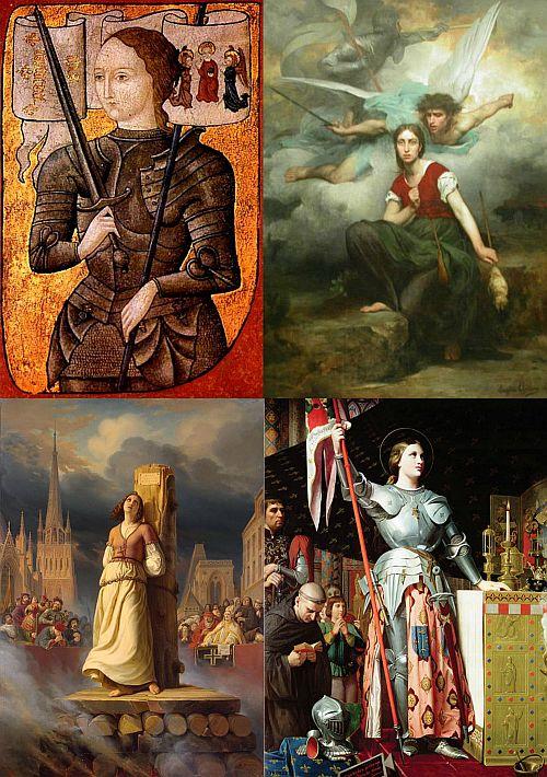 Jan Dark, kısa saçı ve erkek kıyafeti yüzünden Kilise tarafından yakılarak yokedildi. 1.jpg