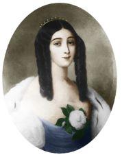 Marie Duplessis, painted by Édouard Viénot.Credit...Rue des Archives_The Granger Collection.jpg
