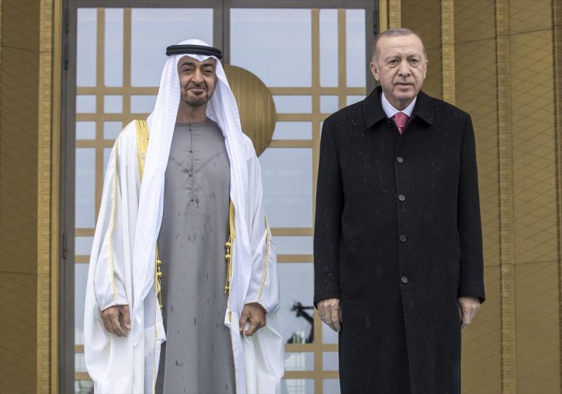 Erdoğan El Nahyan BAE Birleşik Arap Emirlikleri AA