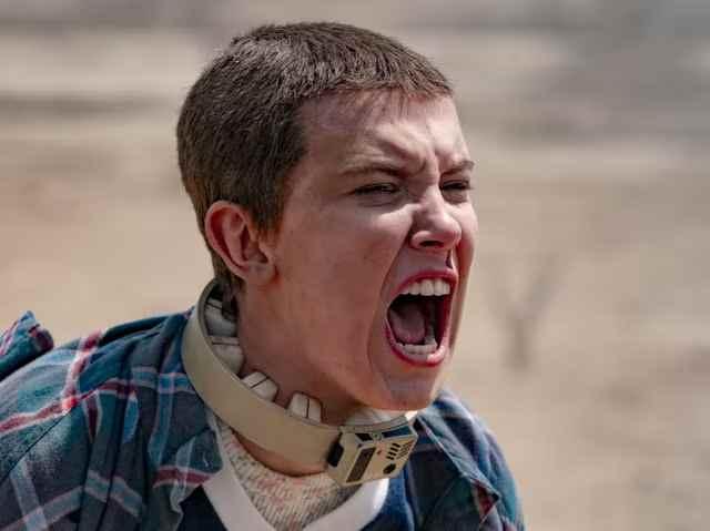 Stranger Things'de Millie Bobby Brown (Netflix)