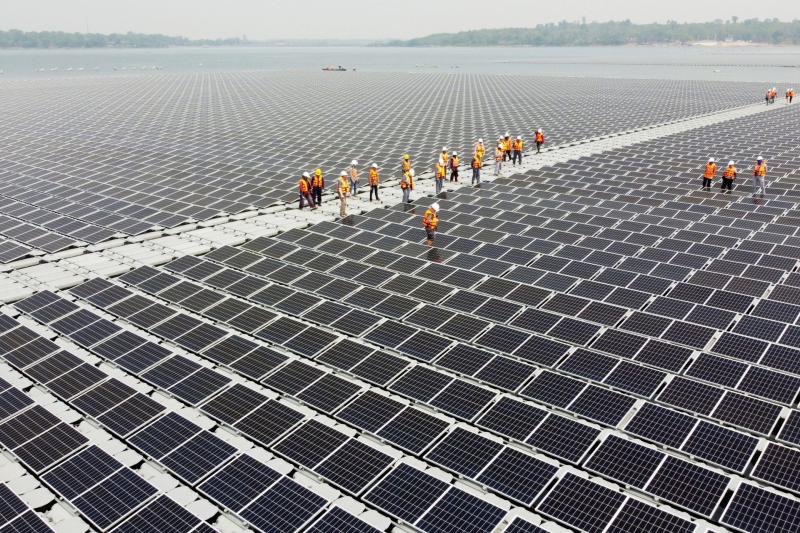 Tayland'daki güneş panelleri
