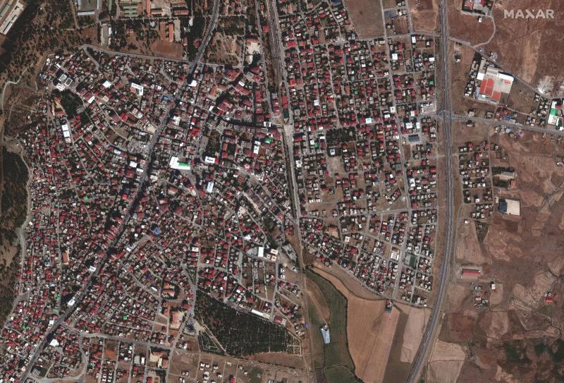 İslahiye deprem öncesi kuşbakışı görünümü