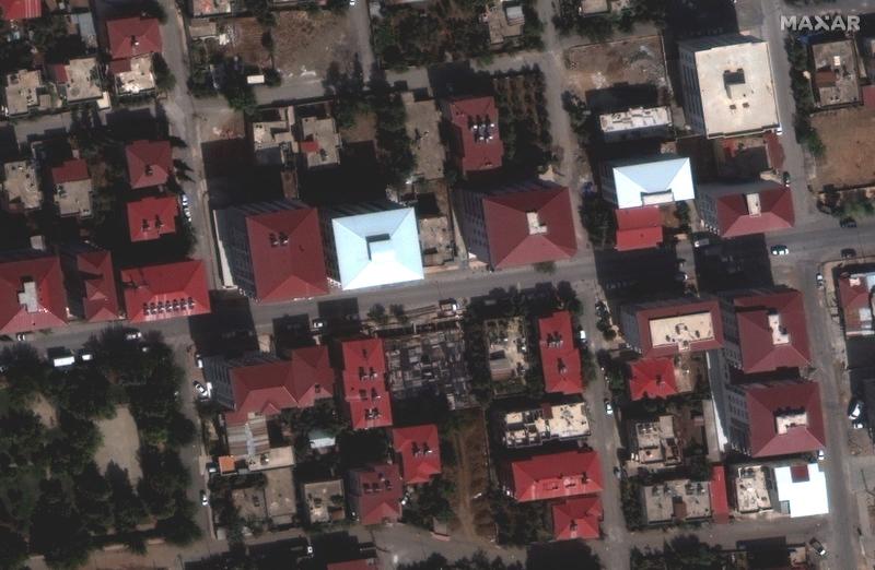 İslahiye'de deprem öncesi binaların yakın çekimi