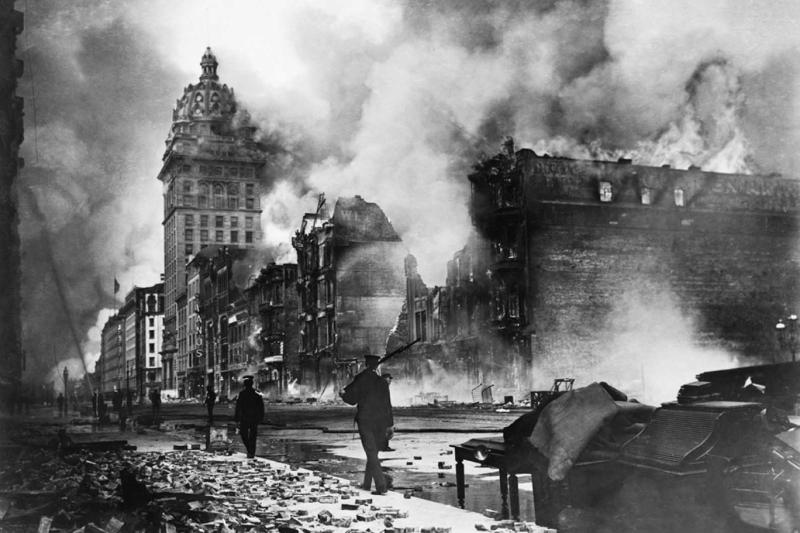 1906 depremi sonucu San Francisco şehrinde yangın ve patlamalar Corbis.jpg