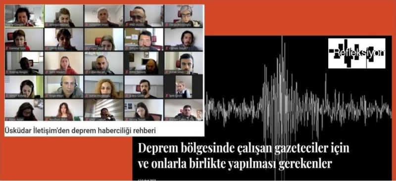 Deprem dolayısıyla bölgede çalışan gazetecilerin yapması gerekenler hatırlatılıyor. Kaynak-üsküdar iletişim..jpg