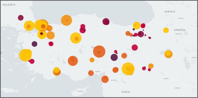 Harita 1. Saha Çalışmasının Yürütüldüğü Coğrafi Koordinatlar.JPG