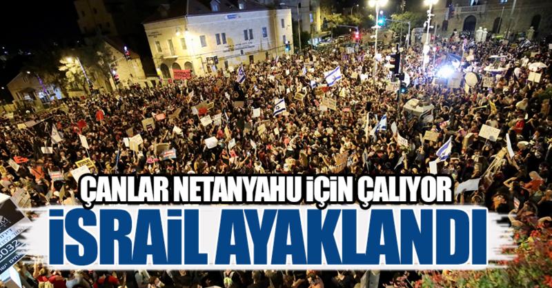 Yolsuzluğu ve koronavirüs salgınını protesto eden İsrailli göstericiler. Kaynak-ankaramasasi.com_.jpg