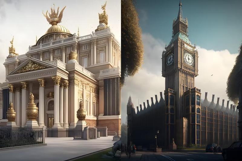 Buckingham Sarayı ve Big Ben