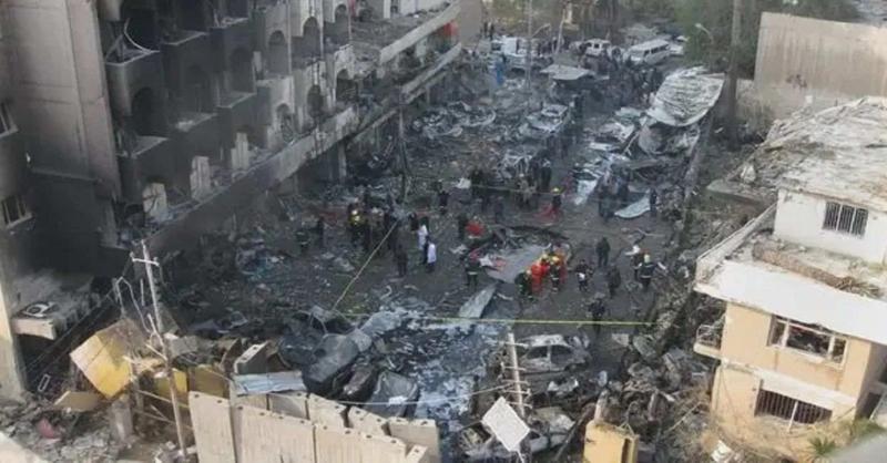 Bağdat'ta 32 kişinin ölümüyle sonuçlanan bir bombalama eylemi. Kaynak-NPR.jpg