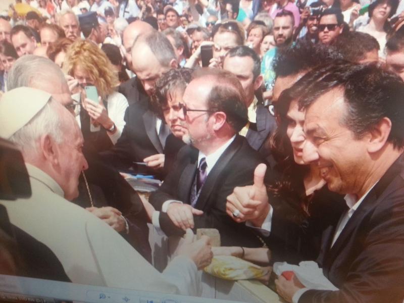 Demirbaş, ilk olarak Papa'yı 2011'de Kırklar Meclisi adına ziyaret etti..jpeg