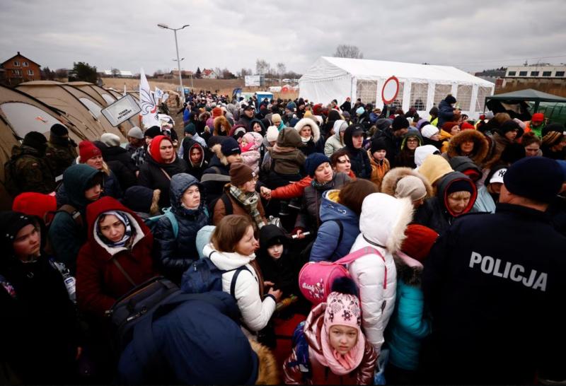 Ukrayna mülteci reuters