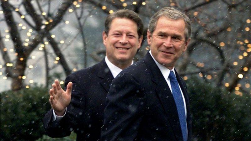 Al Gore ve George Bush
