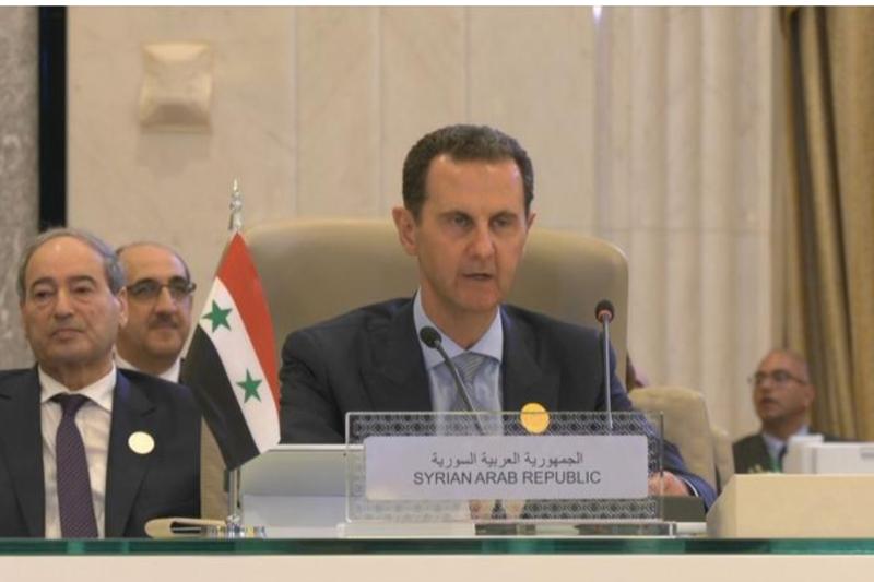 Esad'ın zirve konuşması ABD ile Suriye ve Suudi Arabistan arasında diplomatik mücadele olarak tanımlandı.jpg