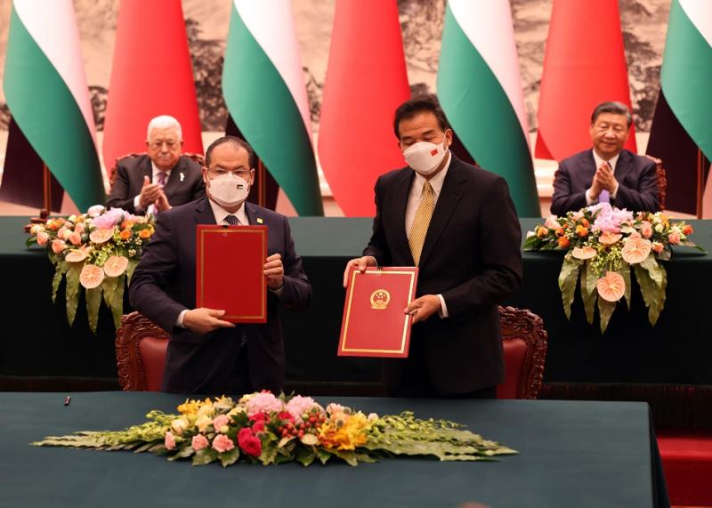 Abbas'ın Pekin ziyareti sırasında Çin ile Filistin arasında ikili anlaşmalar imzalandı WAFA.jpg