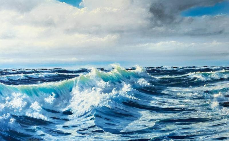 Mustafa Günen, Journey of the Stormy, 120X80 cm, Painting, Oil On Canvas.jpg