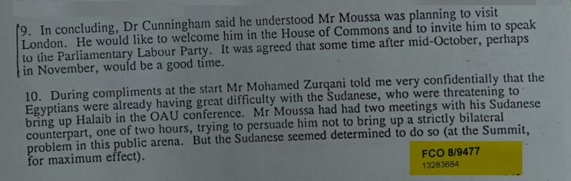 Cunningham, Mısır Dışişleri Bakanı Amr Musa’yı Londra’ya davet etti.jpg