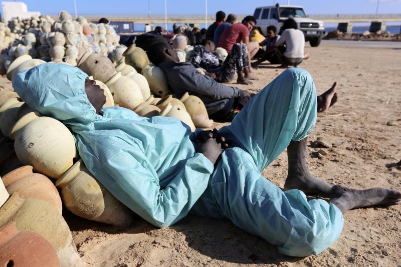 Tunus ve Libya, Afrikalı göçmenlerin Avrupa'ya geçmeleri için bir durak AFP.jpg