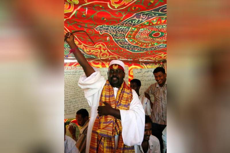 Sudan'daki damadın kına ritüelinden.jpg
