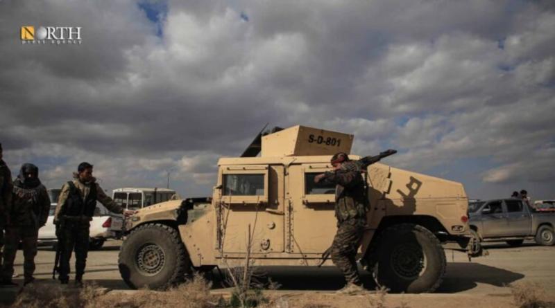 IŞİD'in vurduğu SDG zırhlı aracı .jpg