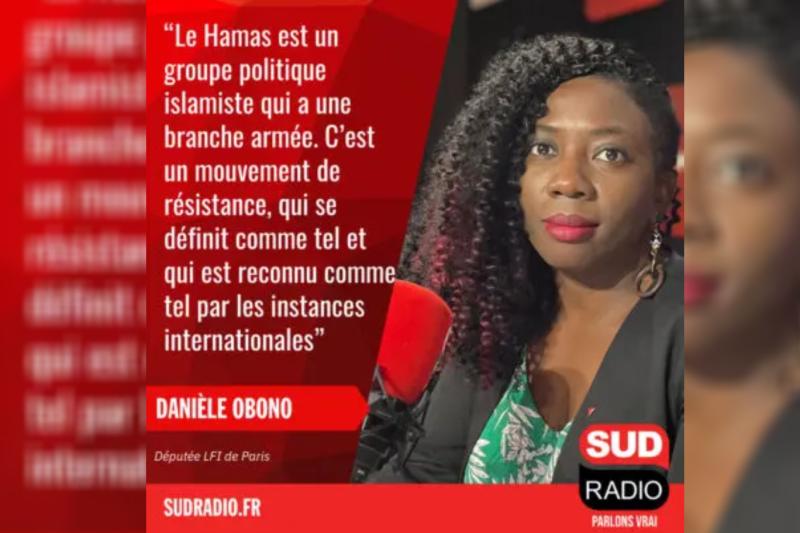 Fransız Milletvekili Daniele Obono, Filistin yanlısı olmasından ötürü davalık oldu.jpg