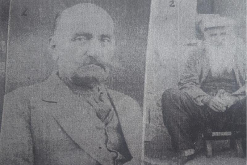 1- Karacali Yüzbaşı Haydar (Saltık) 1937'de öldürüldü, 2- Karacali Yüzbaşı Haydar efendinin kardeşi Ali.jpg