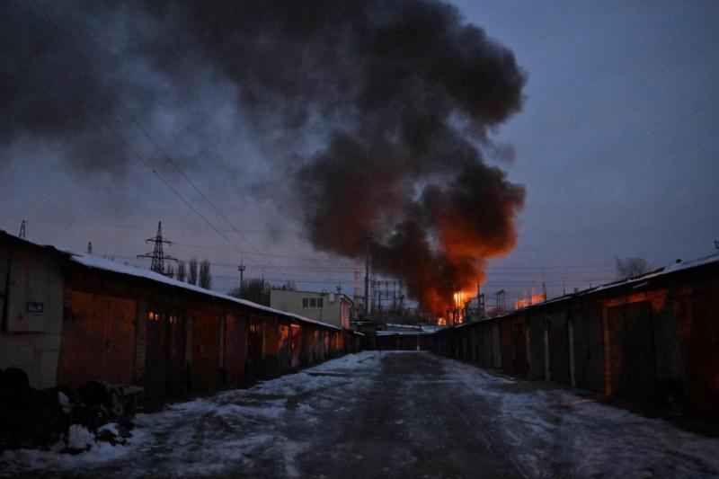 Ukrayna'daki altyapı tesisleri Rus füzelerinin hedefinde Fotoğraf AFP.jpg