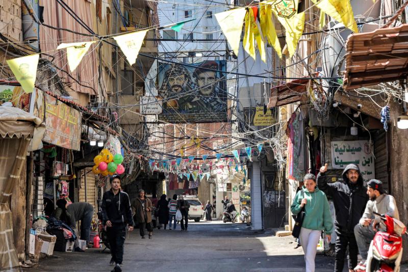 Burc'ul Beracne Mülteci Kampından bir görüntü. 14 Nisan 2023, Beyrut.jpg