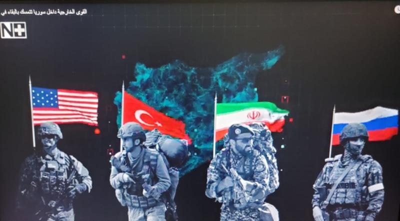 ABD, Rusya, İran ve Türkiye'nin Suriye'deki varlığının temsili resmi.jpg