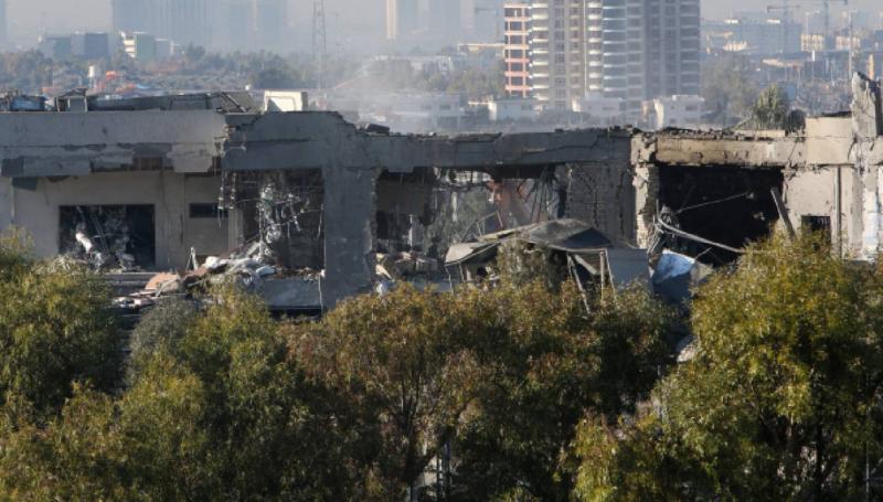 İran'ın füzeyle vurduğu Kürt milyarder Dizayi'nin Erbil'deki villası, 17 Ocak 2024 .jpg