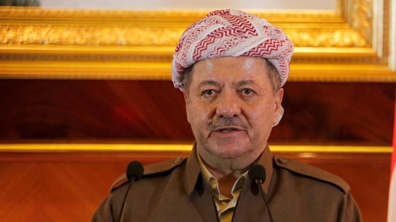 Mesut Barzani, İran'ın saldırı gerekçelerini reddeti ve sabrımızın bir sınırı ver dedi.jpg