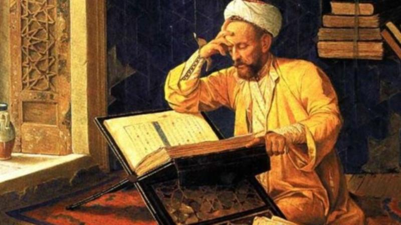 Gazali'nin (1058-1111) felsefeye karşı verdiği mücadeleyle İslam dünyasında felsefi düşüncenin gelişmesini engellediği ifade edilir.jpg