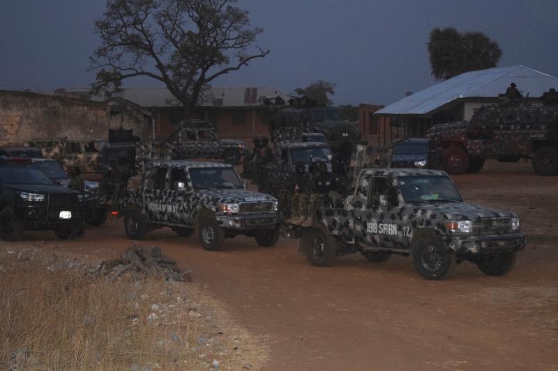 Nijerya ordusuna ait araçlar