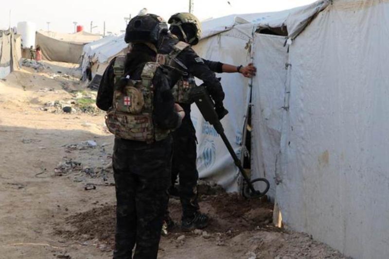 Ocak 2024'te Hol kampında yapılan aramada 16 IŞİD militanı yakalanmıştı. Fotoğraf-Rûdaw arşiv.jpg