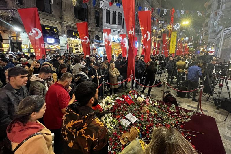 İstiklal Caddesi'ndeki patlama sonrası görüntü, 14 Kasım 2022.jpg