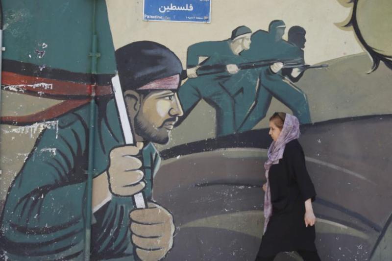 İran'da Filistin'i kurtarmaya yönelik bir duvar resmi-BBC Farsça  .jpg