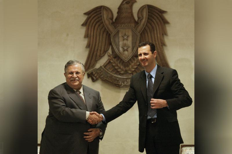 Talabani ve Suriye Başkanı Beşar Esat, Ocak 2007.jpg