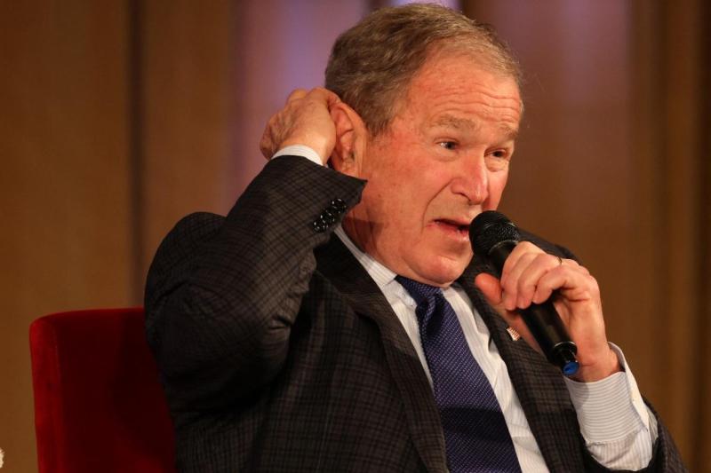 ABD eski Başkanı G. Bush'un Ortadoğu'ya demokrasi götürme hayali fiyaskoyla sonuçlandı. Fotğraf-AFP.jpg