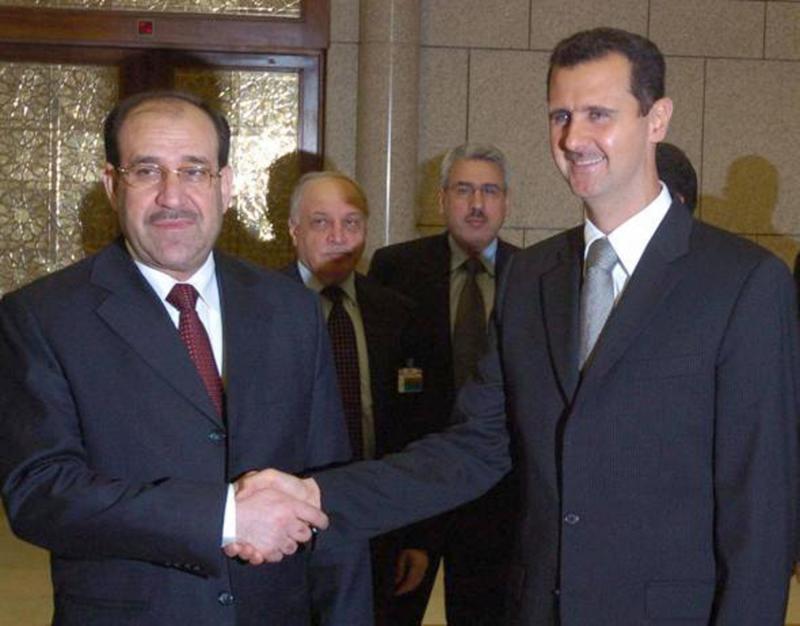Eski Irak Başbakanı Nuri el-Maliki ve Esad, 2007 / Fotoğraf: AFP
