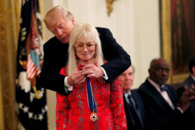 Milyarder Miriam Andelson ile Donald Trump, Yahudi esir aileleri buluşmasında