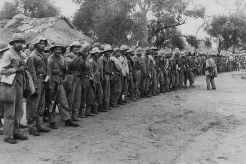 Chaco Savaşı'na katılan Paraguay askerleri