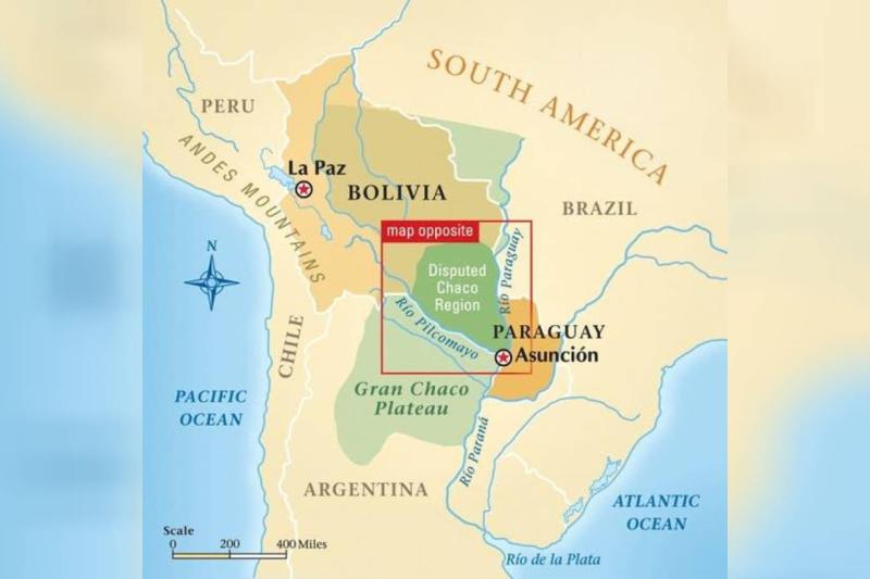 Paraguay ve Bolivya'yı karşı karşıya getiren Chaco'nun kuzey kısmı
