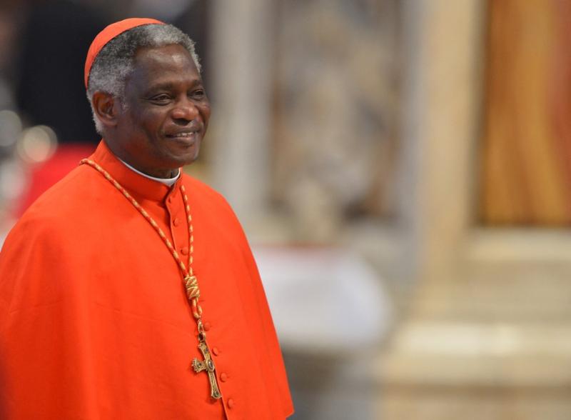 Ganalı Kardinal Turkson, seçilmesi halinde yüzyıllar sonra bu göreve gelen ilk Afrikalı Papa olacak / Fotoğraf: AFP