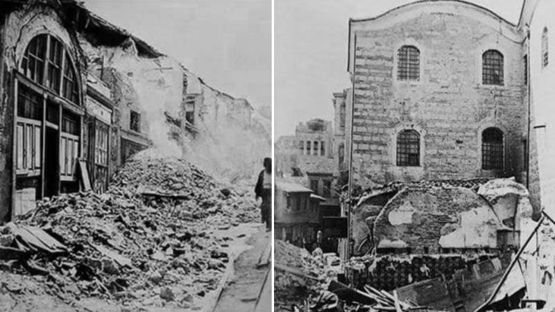 Büyük İstanbul Depremi (Küçük Kıyamet), 1509 / Kolaj: Independent Türkçe
