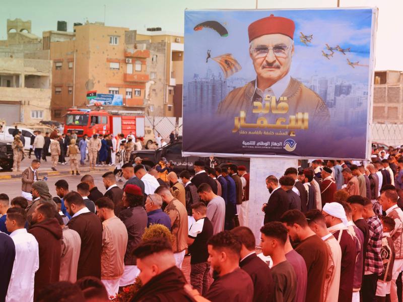 Libya'nın Misrata kenti döviz piyasasında dolaşımda olan ABD Doları ve Libya dinarı balyaları, 31 Ağustos 2024 / Fotoğraf: Reuters