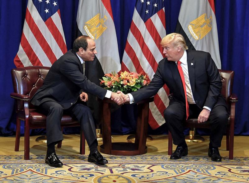 Cumhurbaşkanı Sisi, Trump'ın ilk başkanlığı döneminde Beyaz Saray'ı iki kez ziyaret ederken 2014 yılında iktidara gelmesinden bu yana karşılıklı resmi ziyaretler henüz gerçekleşmedi / Fotoğraf: AFP