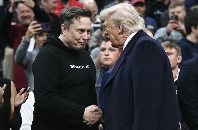 Elon Musk - Donald Trump (AFP)